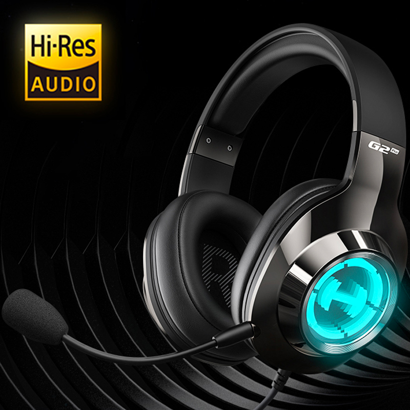 漫步者游戏耳机头戴式电竞专用有线耳麦USB电脑typec带麦g2 pro